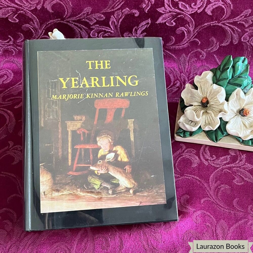 1956 The Yearling by Marjorie Kinnan Rawlings, Lovely Illustrated Vintage Book